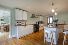 Modern farmhouse kitchen at Kings Beck Barn